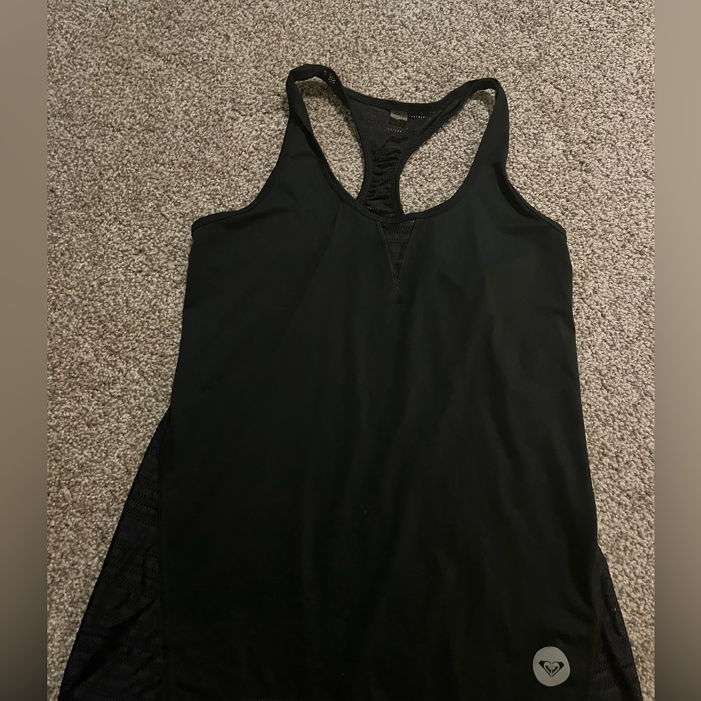 Medium Roxy light weight tank top with mesh back, great condition